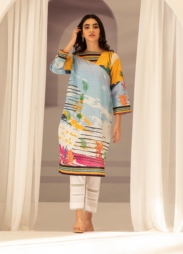 Zellbury Printed Lawn  Unstitched Kurties ZL21UL ZW-803 - Summer Collection
