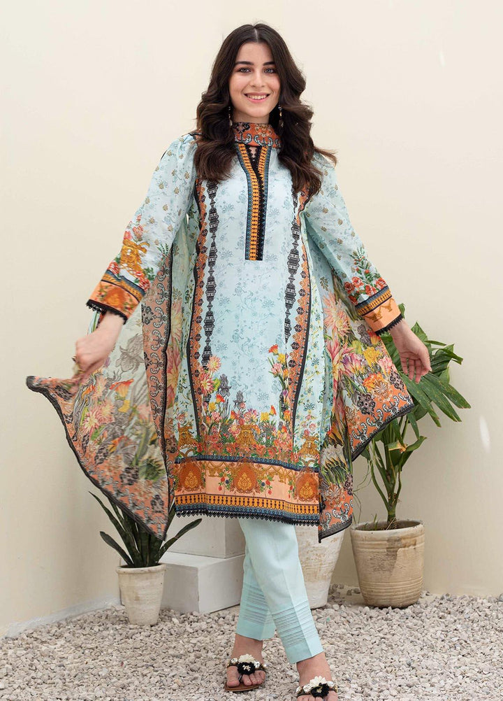 Zellbury Printed Lawn Suits Unstitched 3 Piece ZL21UL ZW-911 - Summer Collection