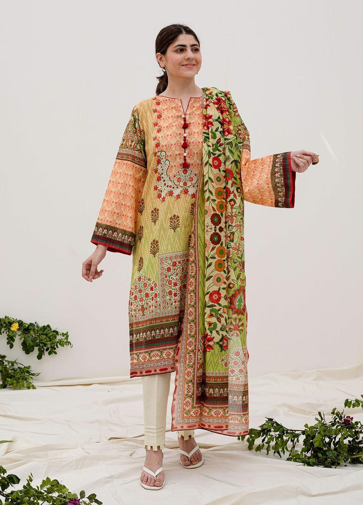 Zellbury Printed Lawn Suits Unstitched 3 Piece ZL21UL ZW-920 - Summer Collection