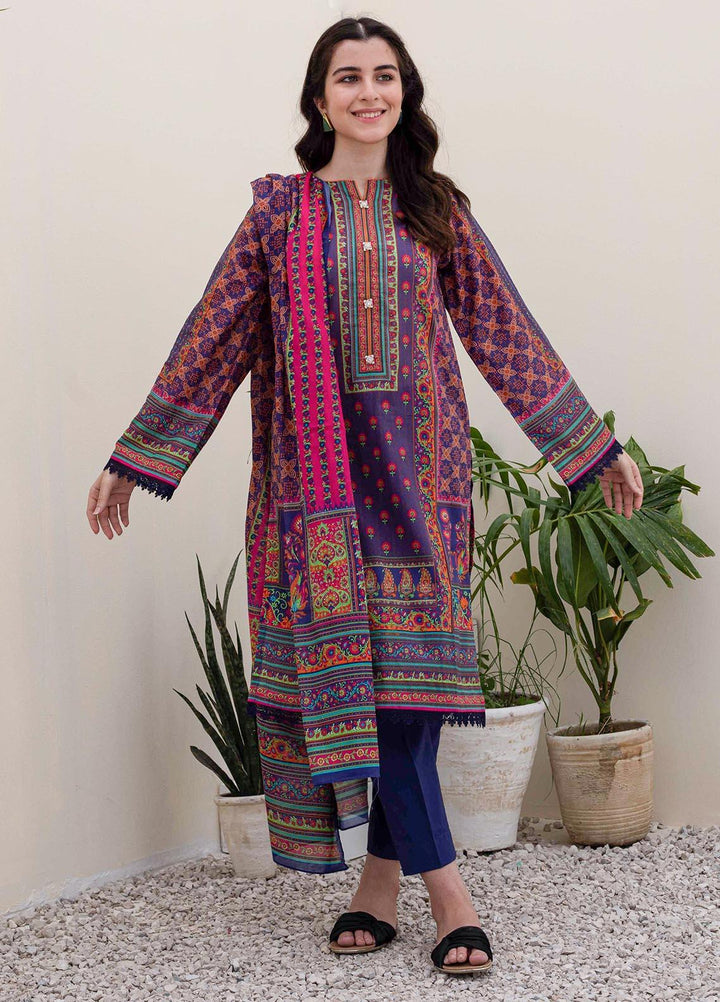 Zellbury Printed Lawn Suits Unstitched 3 Piece ZL21UL ZW-930 - Summer Collection