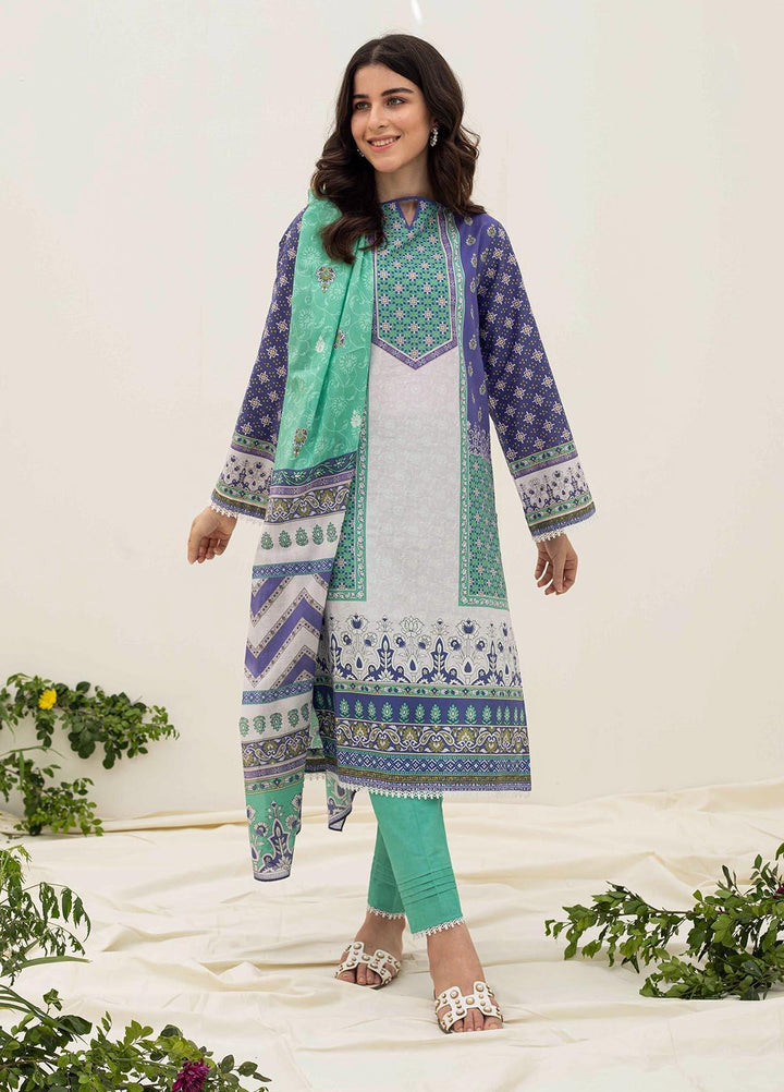 Zellbury Printed Lawn Suits Unstitched 3 Piece ZL21UL ZW-931 - Summer Collection