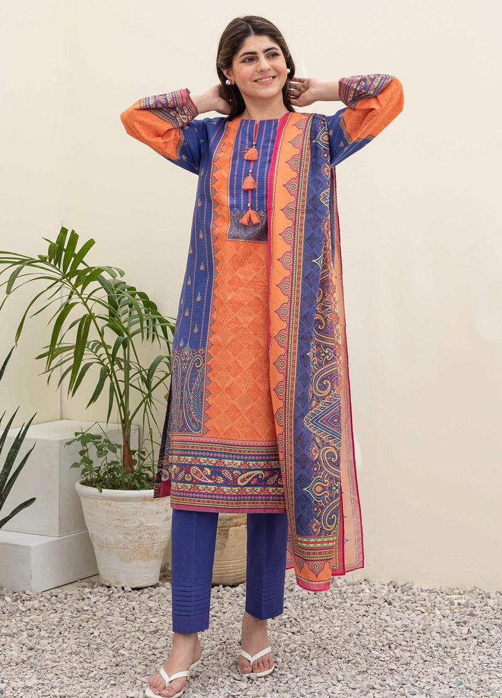 Zellbury Printed Lawn Suits Unstitched 3 Piece ZL21UL ZW-932 - Summer Collection