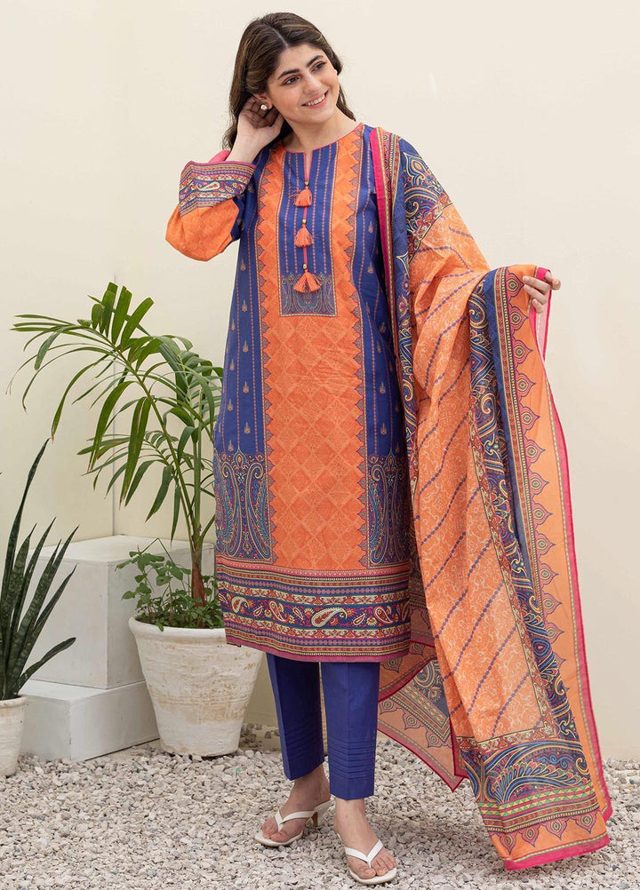 Zellbury Printed Lawn Suits Unstitched 3 Piece ZL21UL ZW-932 - Summer Collection