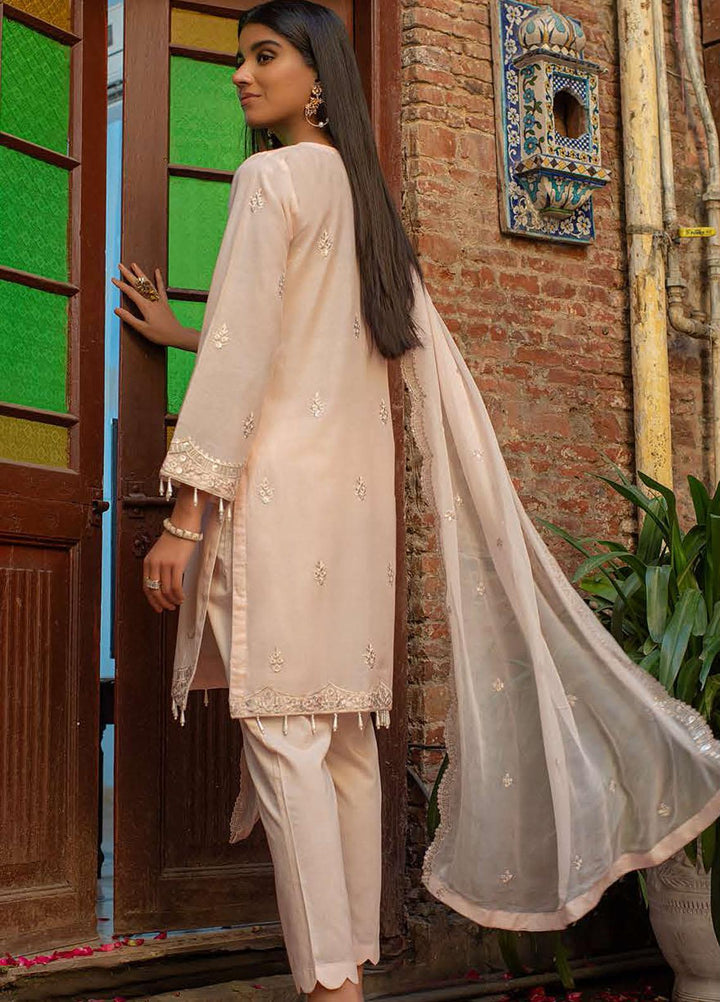 Zellbury Embroidered Lawn Suits Unstitched 3 Piece ZL21L ZW-029 - Luxury Collection