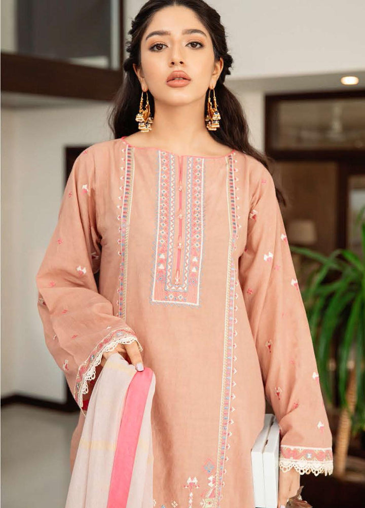 Zellbury Embroidered Lawn Suits Unstitched 3 Piece ZL21L ZW-889 - Luxury Collection