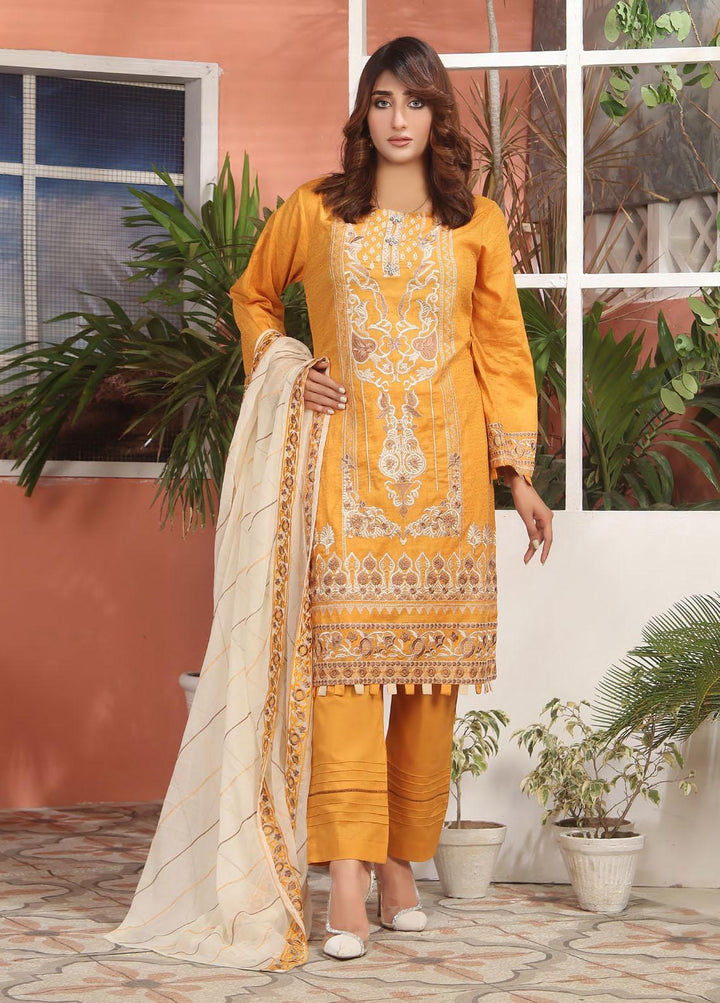 Zenia By Fine Tex Embroidered Lawn Suits Unstitched 3 Piece FNT22-Z3 ZC-05 - Summer Collection