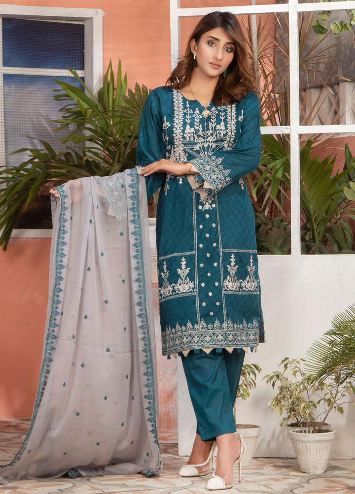 Zenia By Fine Tex Embroidered Lawn Suits Unstitched 3 Piece FNT22-Z3 ZC-06 - Summer Collection