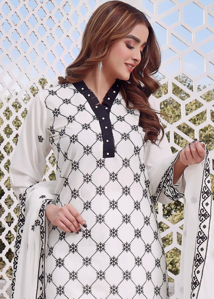 Zenia By Fine Tex Embroidered Lawn Suits Unstitched 3 Piece FNT23-Z5 ZC-02 - Summer Collection