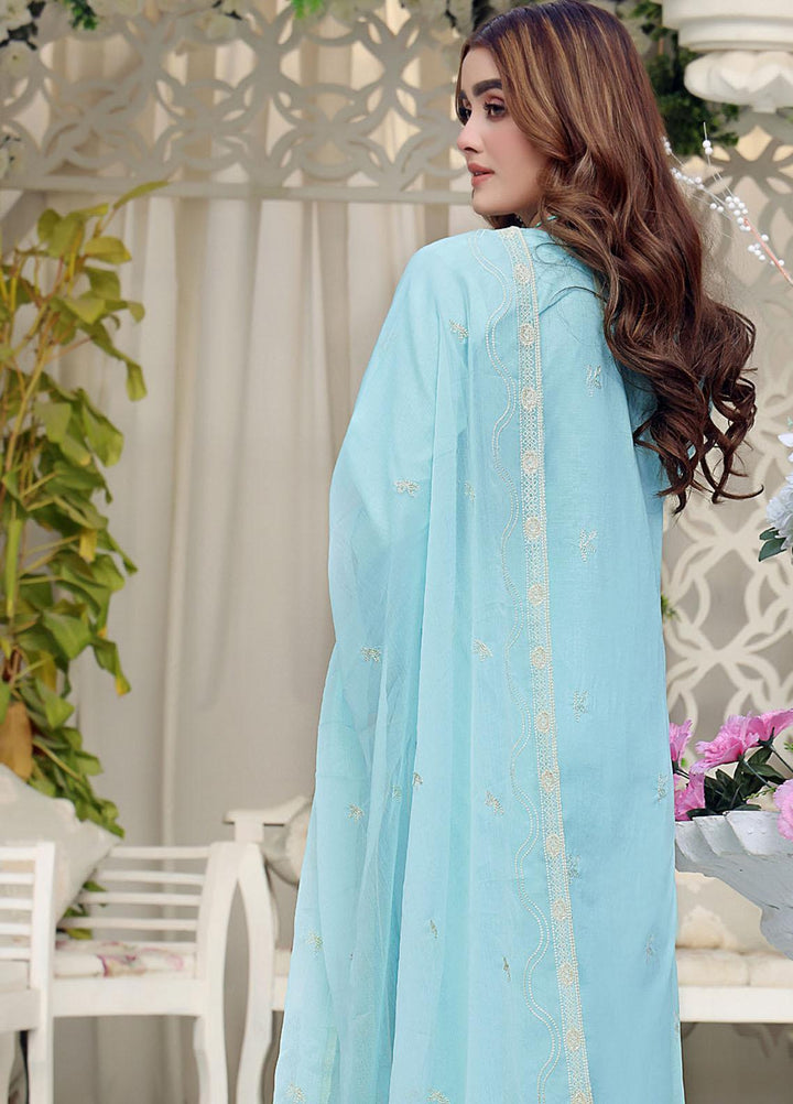 Zenia By Fine Tex Embroidered Lawn Suits Unstitched 3 Piece FNT23-Z5 ZC-04 - Summer Collection