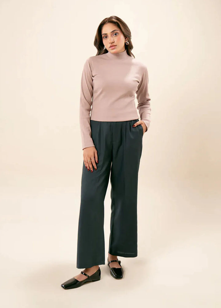 Zenyre Pret Western Ribbed 1 Piece Mock Neck Top