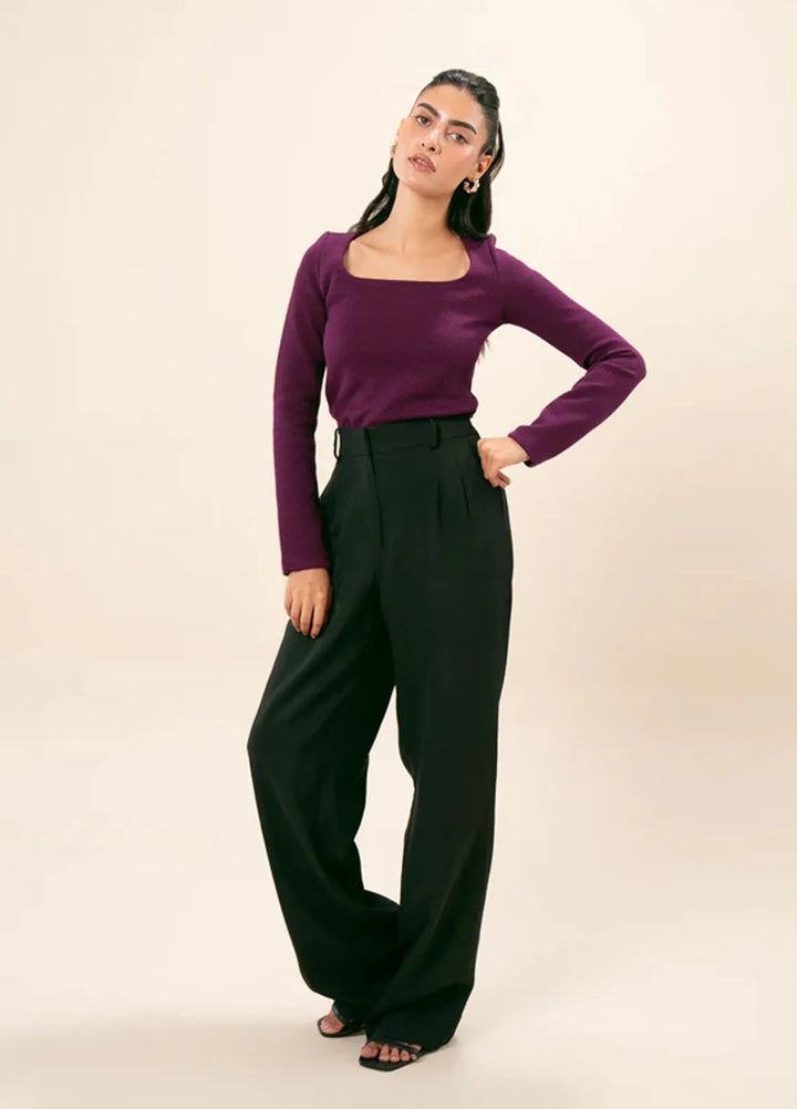 Zenyre Pret Western Waffle 1 Piece Textured Neck Top