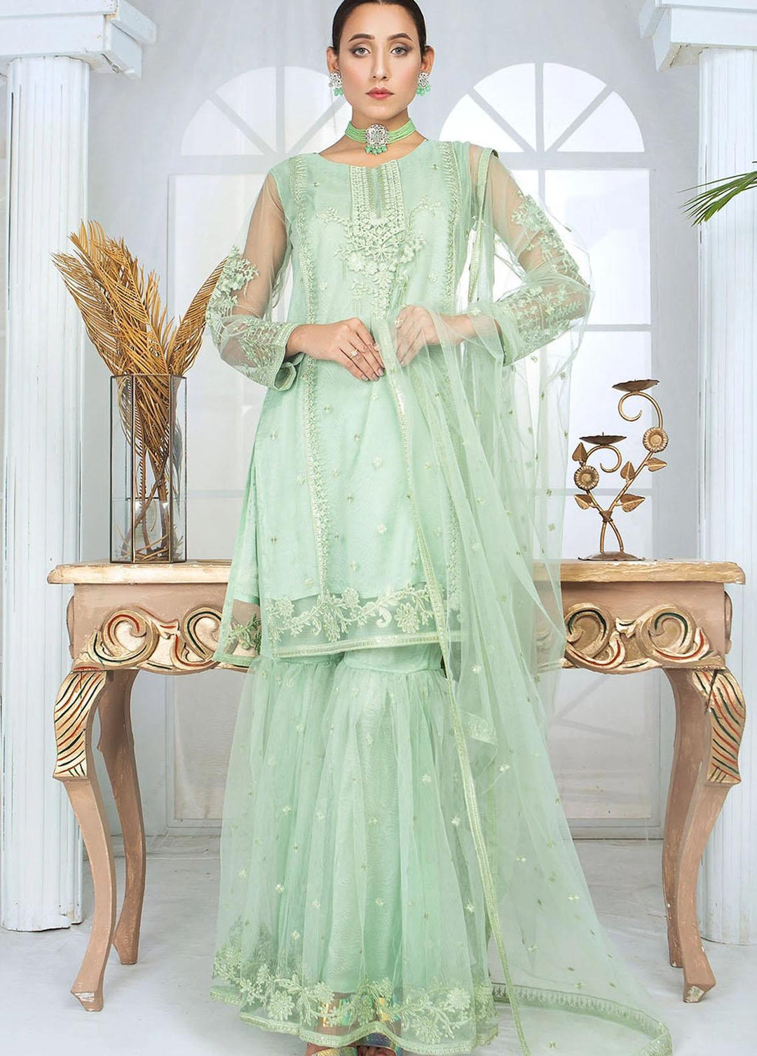 Madame Pret Embroidered Net 3 Piece MDM21Z 2402