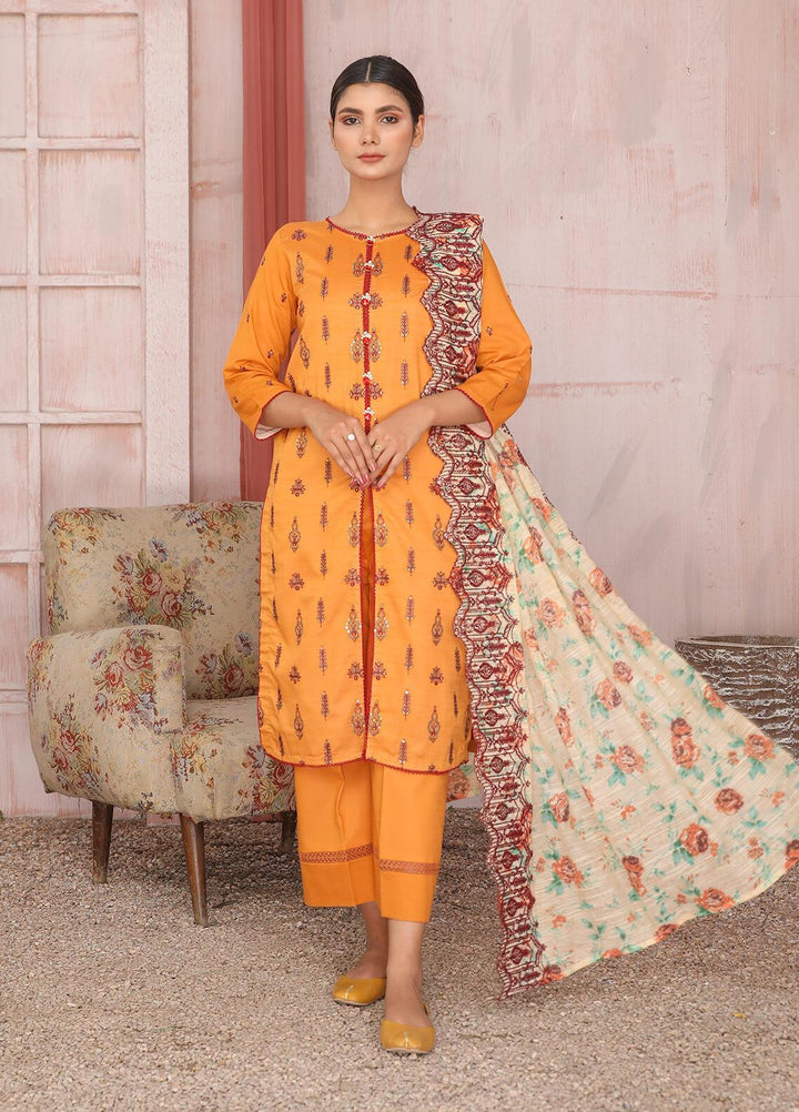 Zimal by Humdum Embroidered Lawn Suits Unstitched 3 Piece HD22Z D-09 - Summer Collection