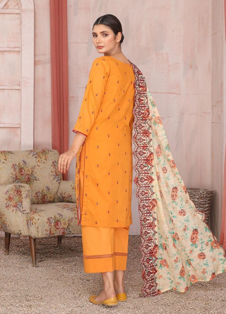 Zimal by Humdum Embroidered Lawn Suits Unstitched 3 Piece HD22Z D-09 - Summer Collection