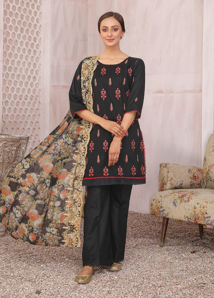 Zimal by Humdum Embroidered Lawn Suits Unstitched 3 Piece HD22Z D-10 - Summer Collection
