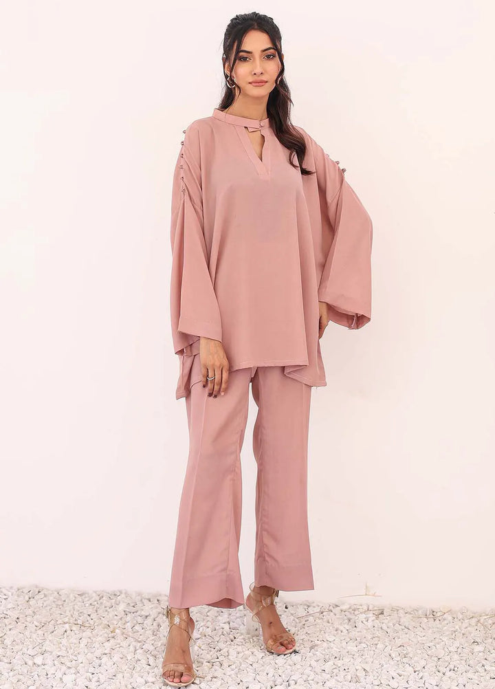 Ziphyer Pret Georgette 2 Piece Suit Dusty Rose