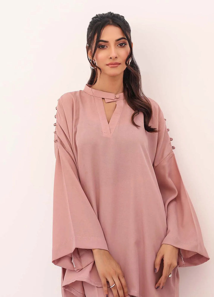 Ziphyer Pret Georgette 2 Piece Suit Dusty Rose