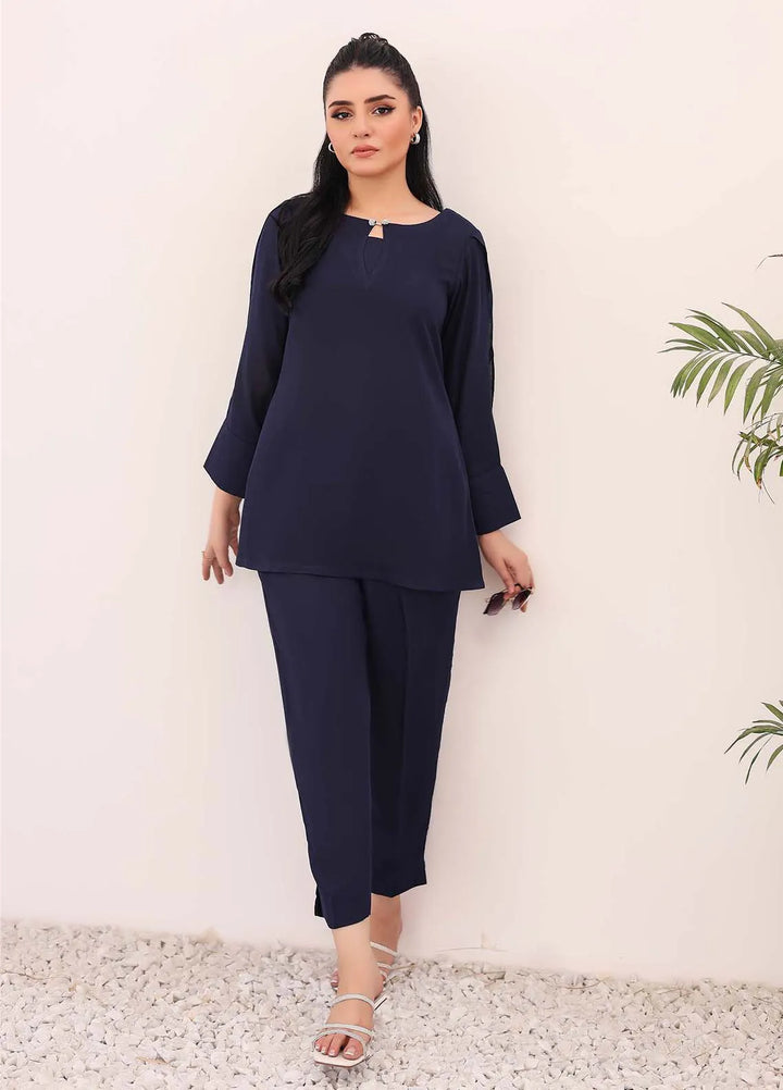 Ziphyer Pret Georgette 2 Piece Suit Midnight Charm