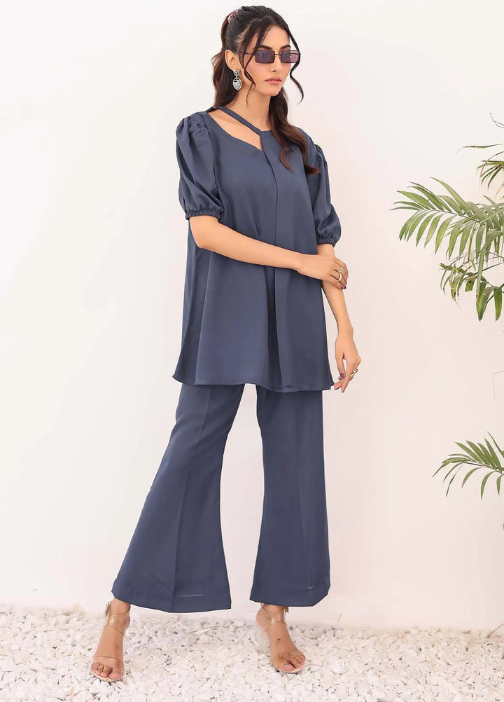 Ziphyer Pret Georgette 2 Piece Suit Street Gray