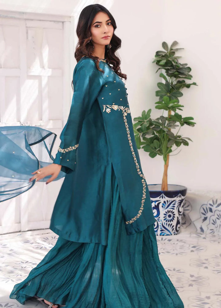 Ziphyer Pret Sheesha Silk 2 Piece Suit Meher