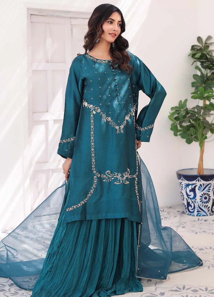 Ziphyer Pret Sheesha Silk 2 Piece Suit Meher
