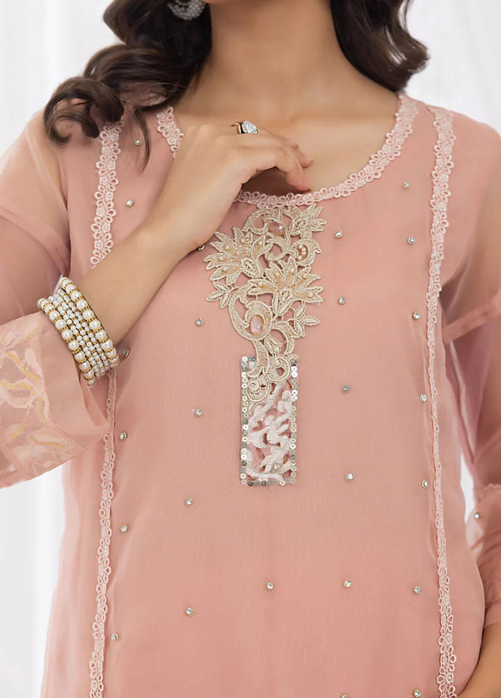 Cyanic Pret Embroidered Organza 2 Piece Suit ETHEREA