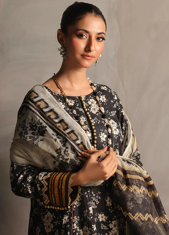 Zlooms Printed Dobby Cotton Suit Unstitched 3 Piece ZL25-C08-01 - Summer Collection