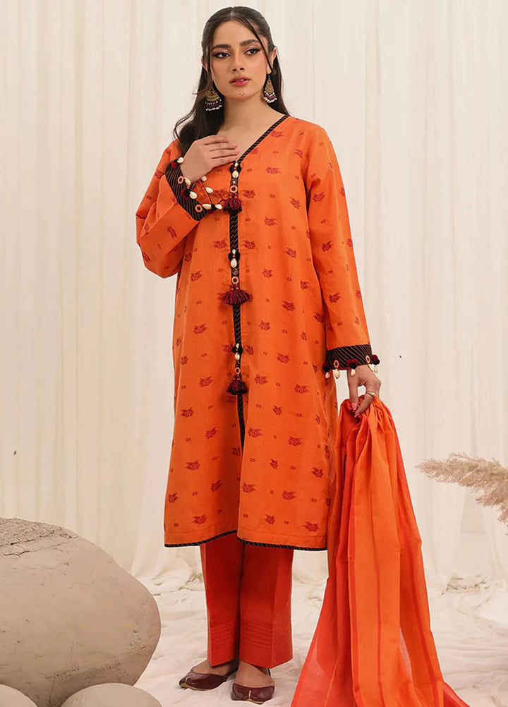 Zlooms Printed Yarn Dyed Suit Unstitched 3 Piece ZL25-C10-05 - Summer Collection