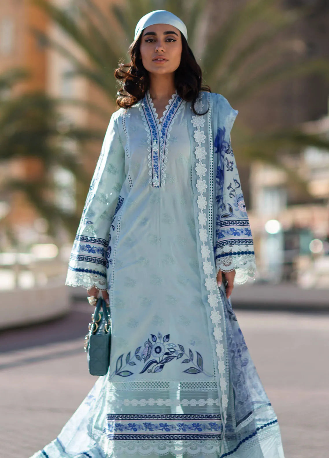 Zoha by Ansab Jahangir Embroidered Lawn Suits Unstitched 3 Piece ANJ21Z 06 Dipsi - Summer Collection main image 1