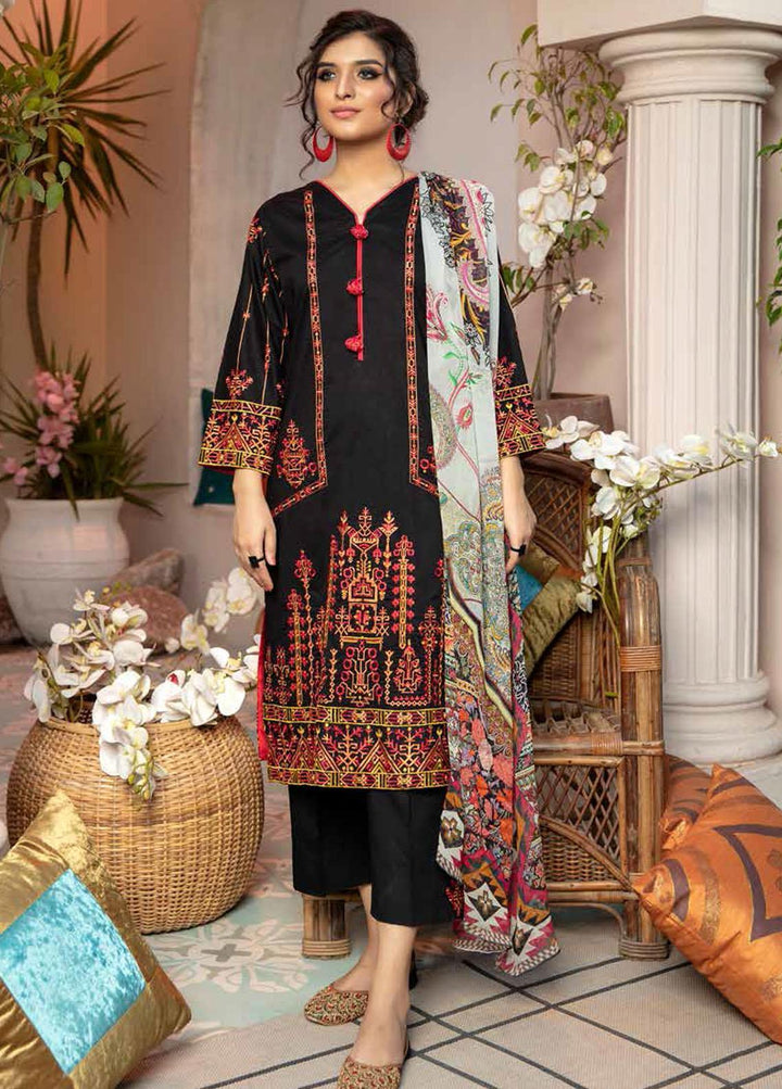 Zoha by Aymen Baloch Embroidered Lawn Suits Unstitched 3 Piece ZAB21FP 093 - Festive Collection