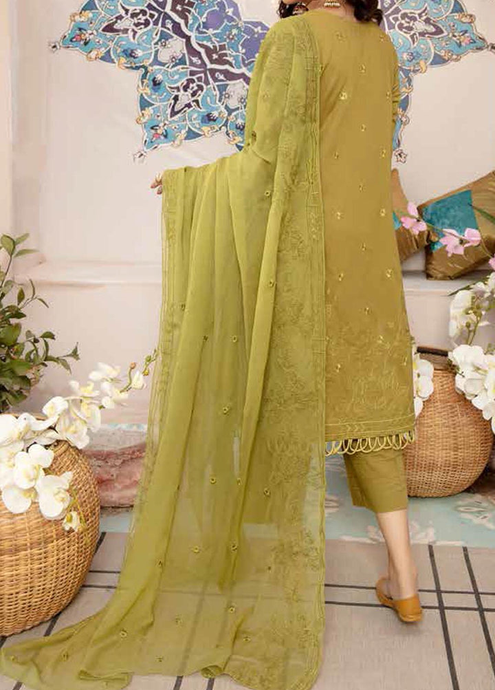 Zoha by Aymen Baloch Embroidered Lawn Suits Unstitched 3 Piece ZAB21FP 096 - Festive Collection
