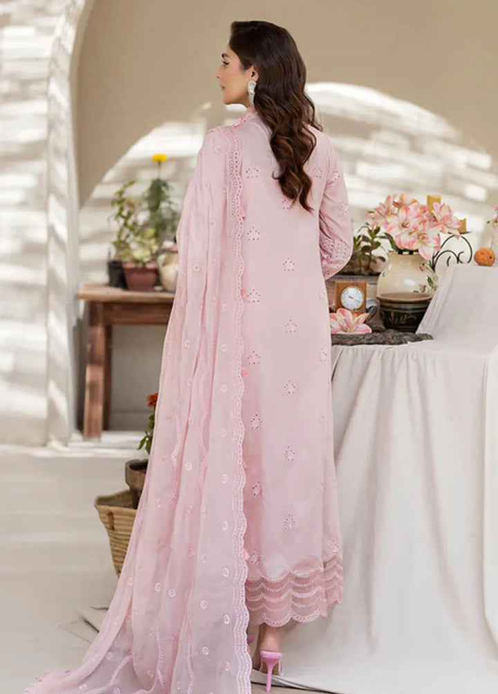 Zora By House Of Nawab Embroidered Lawn Suit Unstitched 3 Piece HON24Z VIREH - Summer Collection