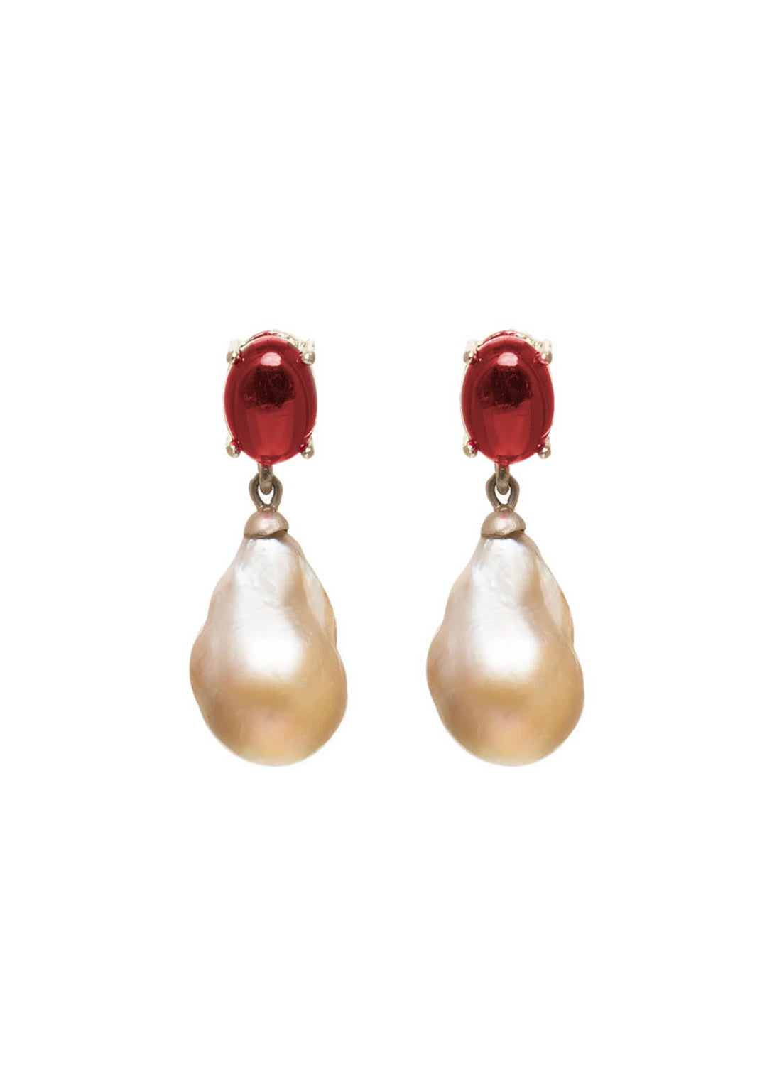 Zouhaira Earings Baroque Passion-Red