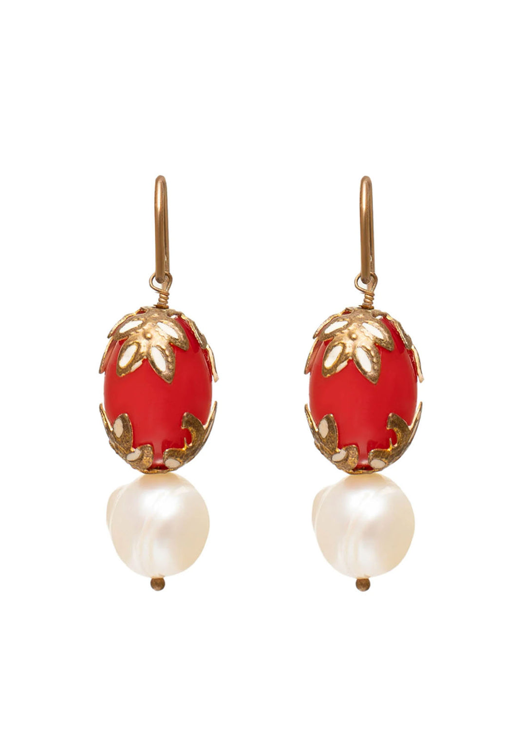 Zouhaira Earings Beautiful Blings-Red