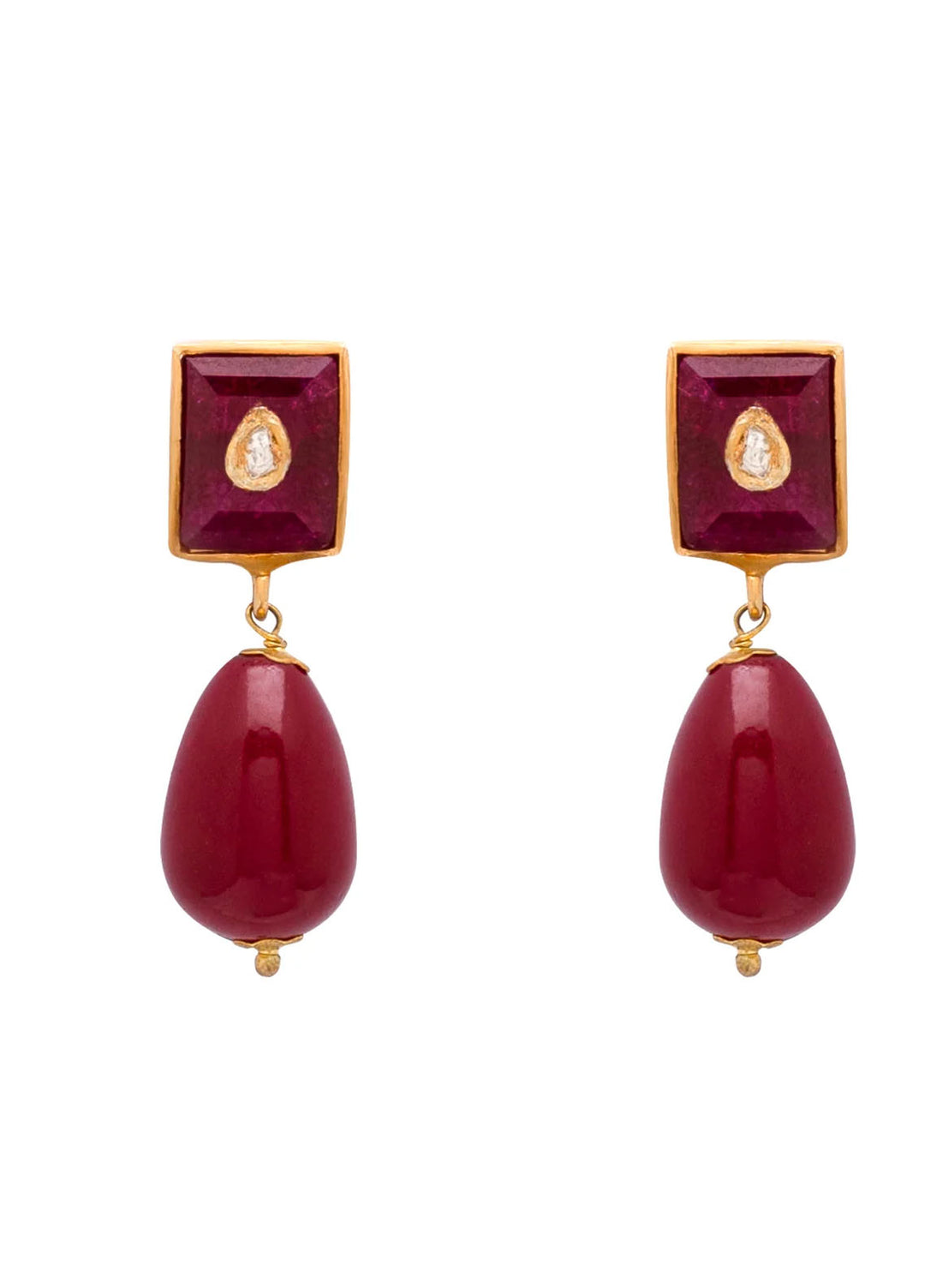 Zouhaira Earings Dangling Charisma-Cherry Drop