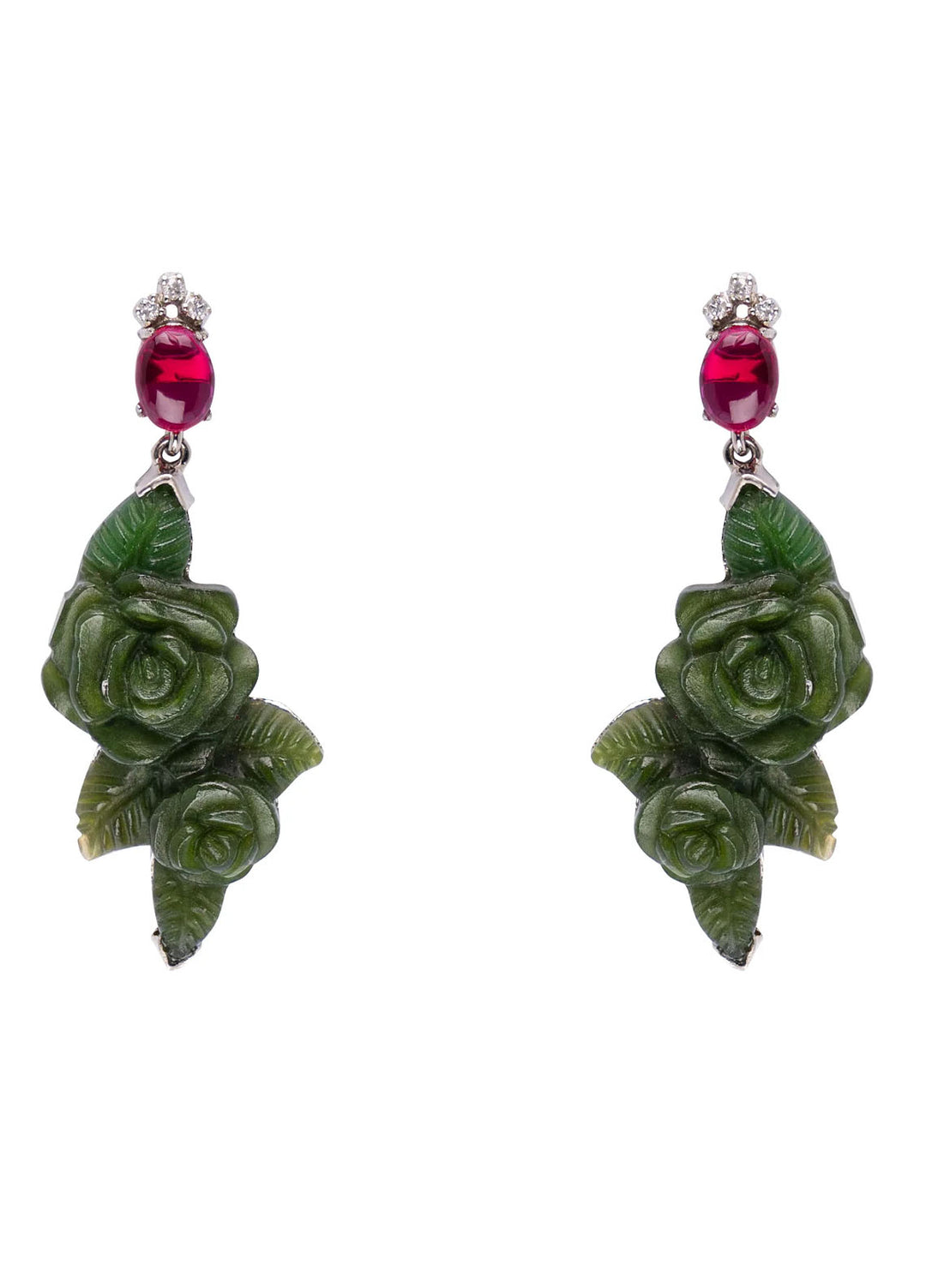 Zouhaira Earings Nephrite Glam