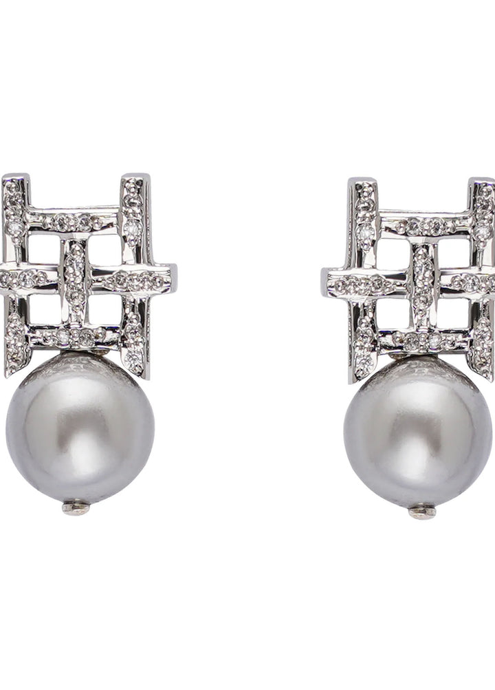 Zouhaira Earings Timeless Grace-Grey