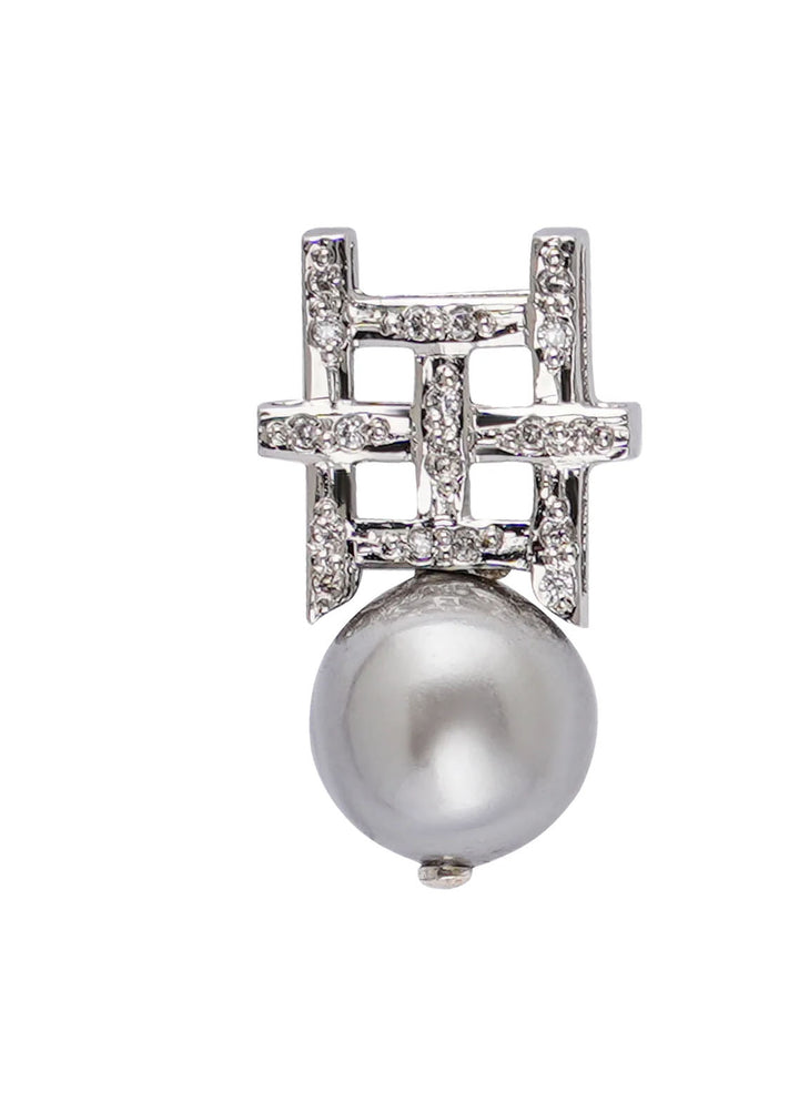 Zouhaira Earings Timeless Grace-Grey