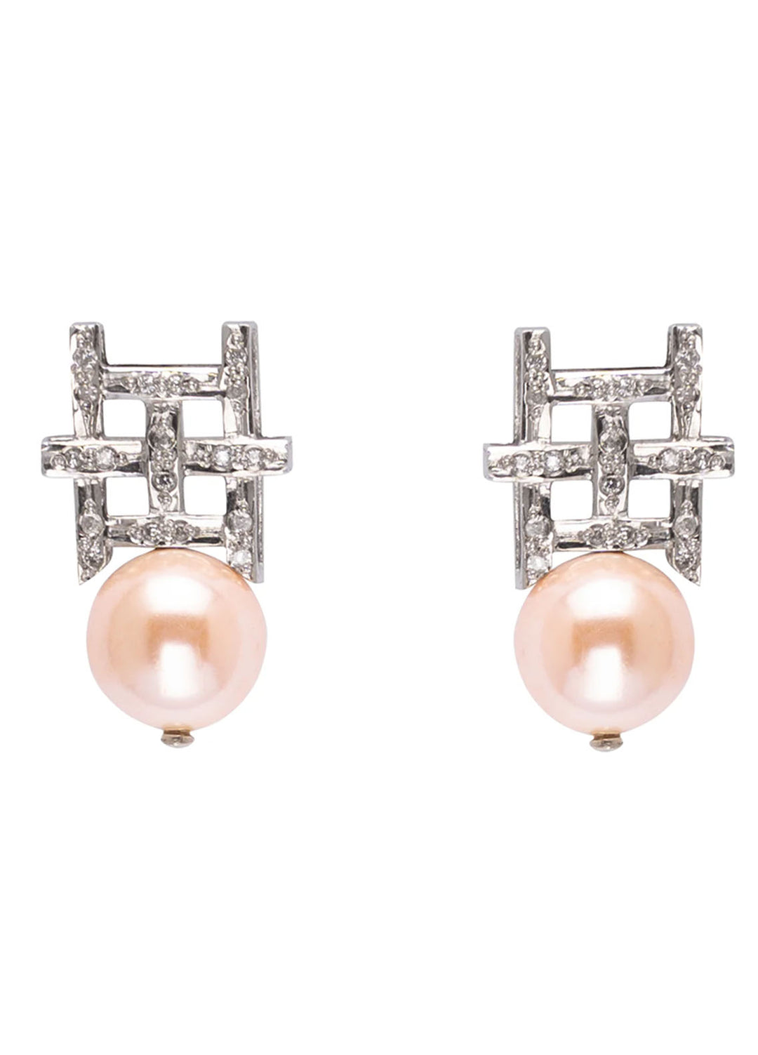 Zouhaira Earings Timeless Grace-Peach