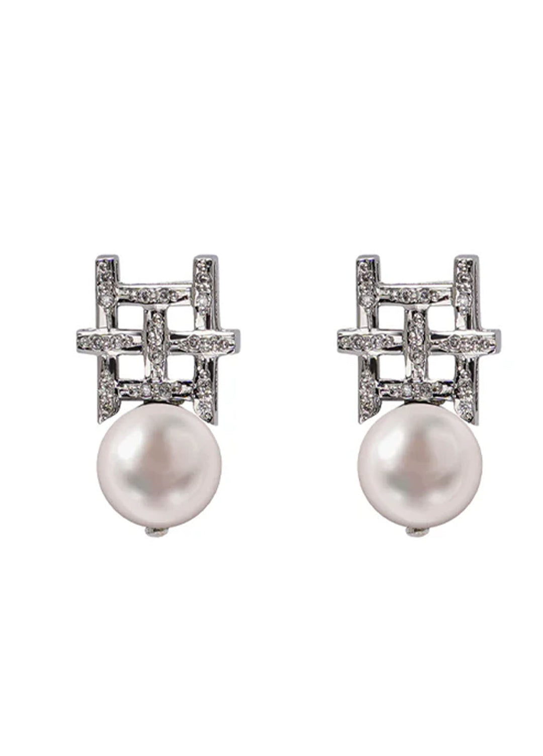 Zouhaira Earings Timeless Grace-White