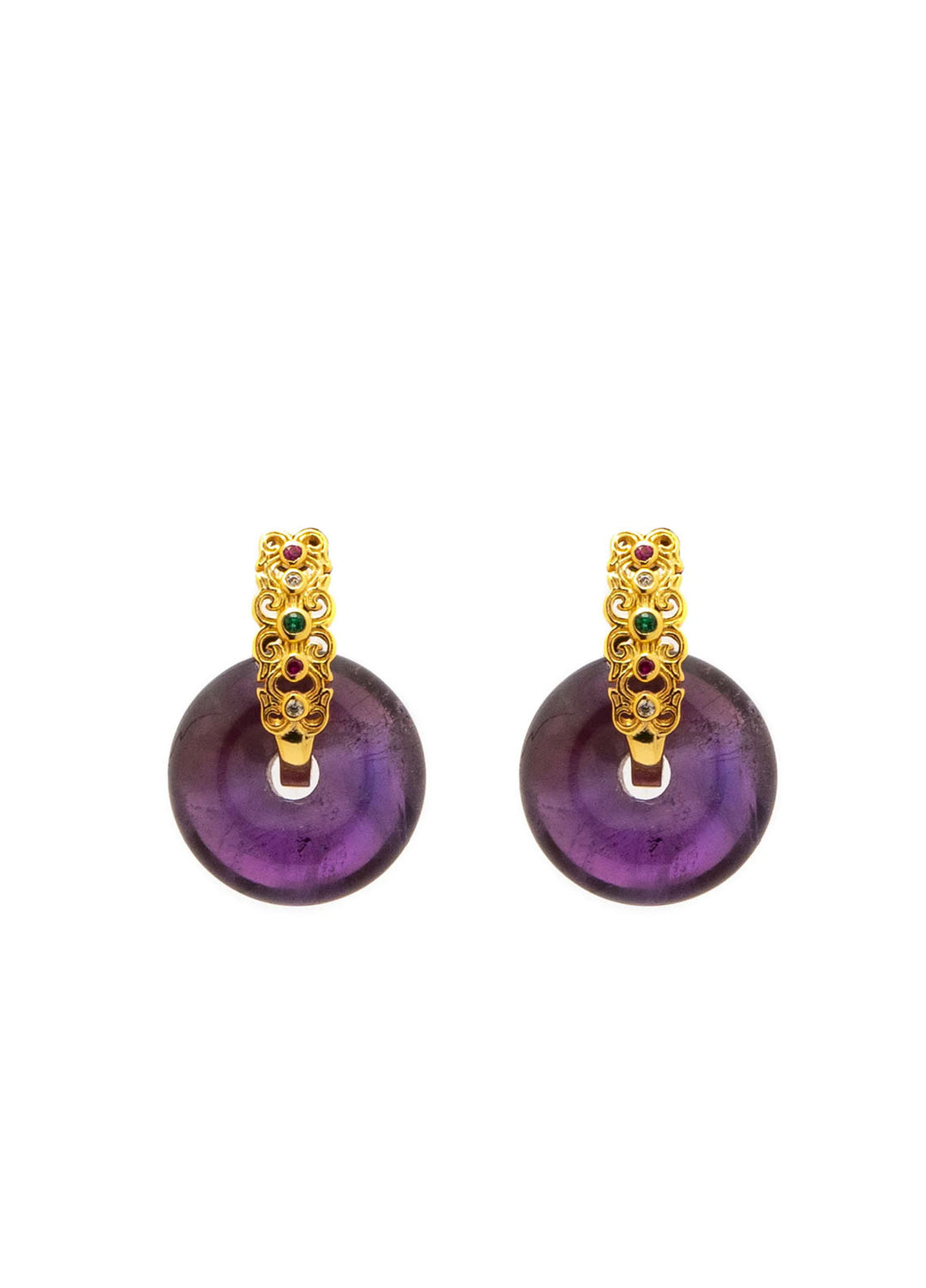 Zouhaira Earings Twilight Grace-Purple