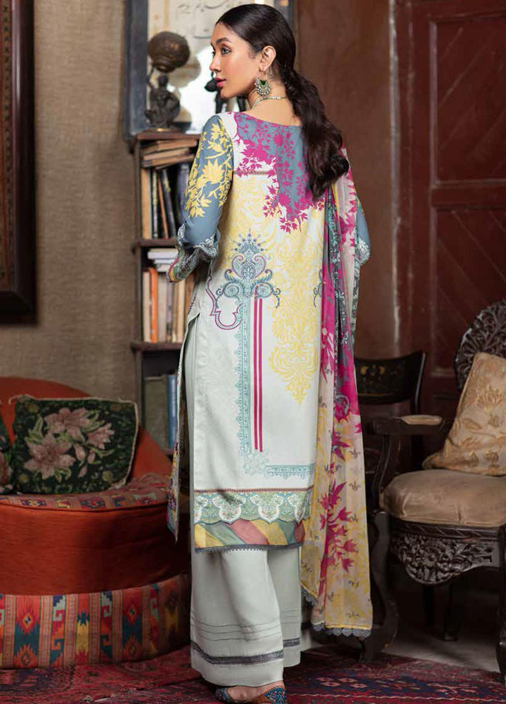 Zoya by Rang Rasiya Embroidered Linen Suits Unstitched 3 Piece RR21ZL 02 Mehar - Winter Collection