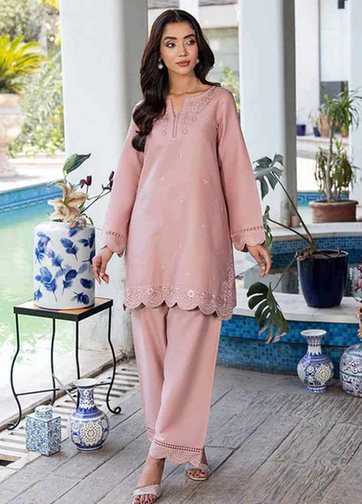 Zuri Pret Embroidered Lawn 2 Piece Suit Rehaaz ZP-03 Tea Pink