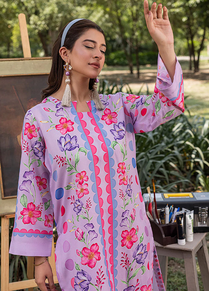 Zuri Pret Printed Lawn 2 Piece Suit Aroosh ZS-45 Lilac