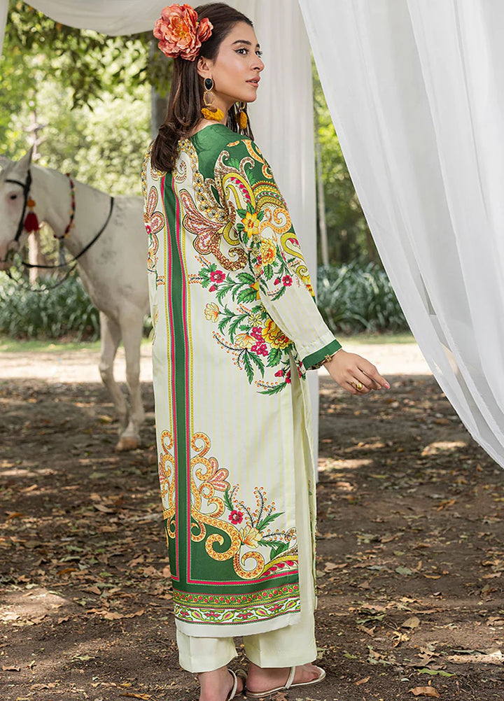 Zuri Pret Printed Lawn 2 Piece Suit Naira ZS-41 Fren Green