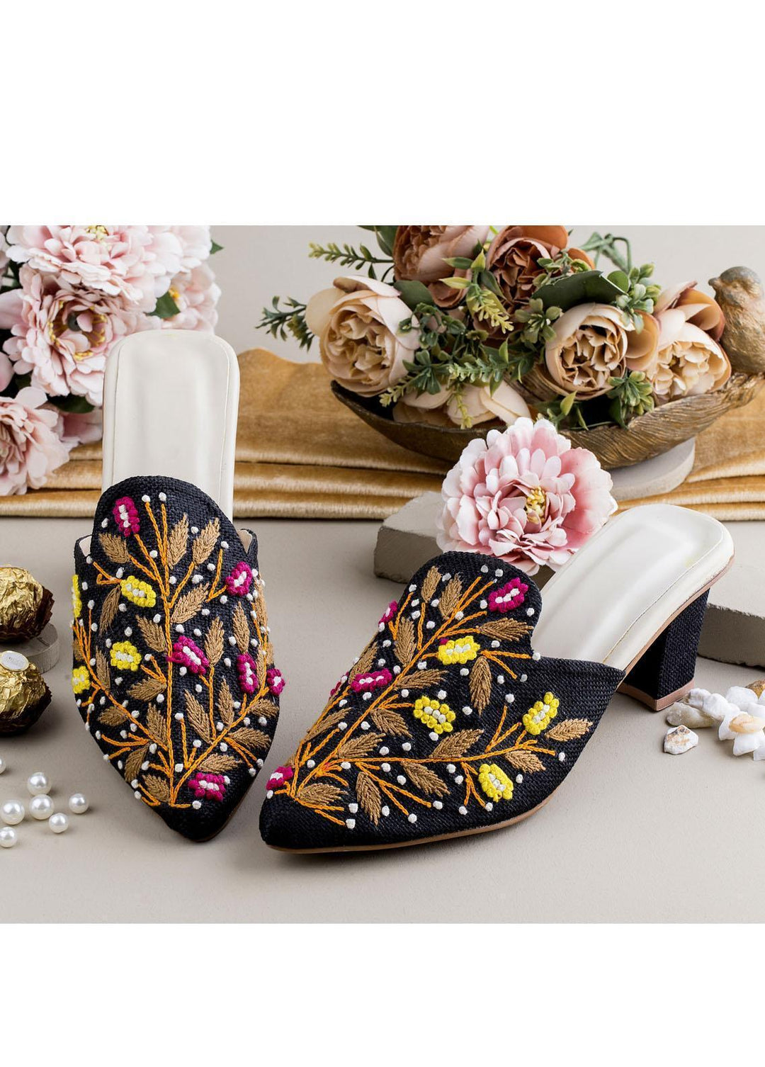 Zuruj Luxury Style   Heel Mules ZJ23H HM-33-J