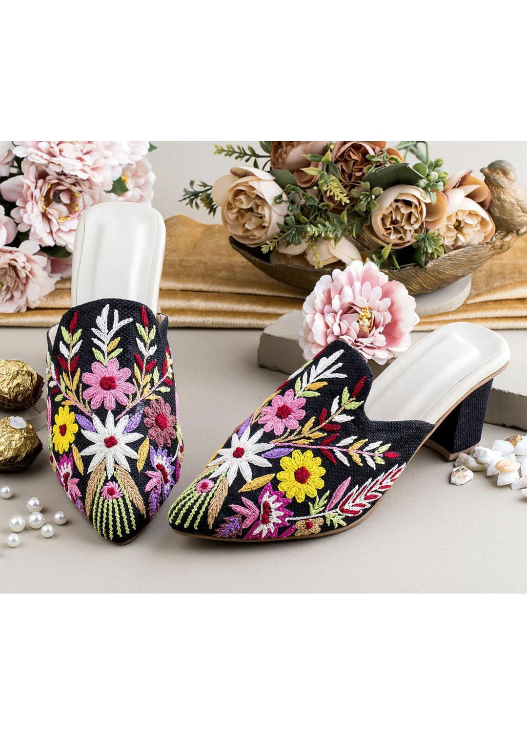 Zuruj Luxury Style   Heel Mules ZJ23H HM-36-J