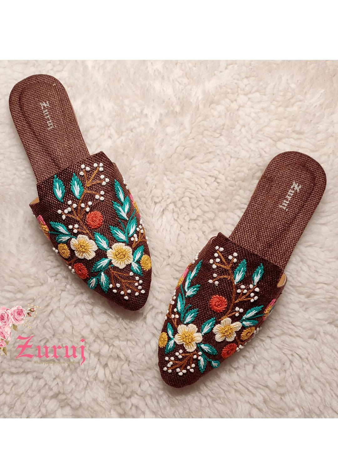 Zuruj Festive Style Mules ML-28-J