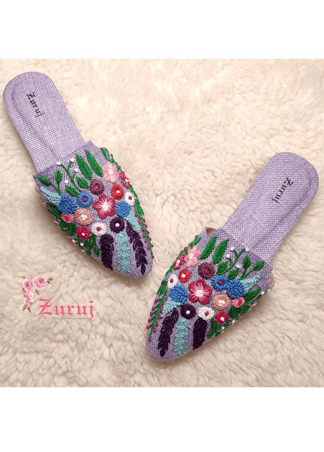Zuruj Festive Style Mules ML-29-J
