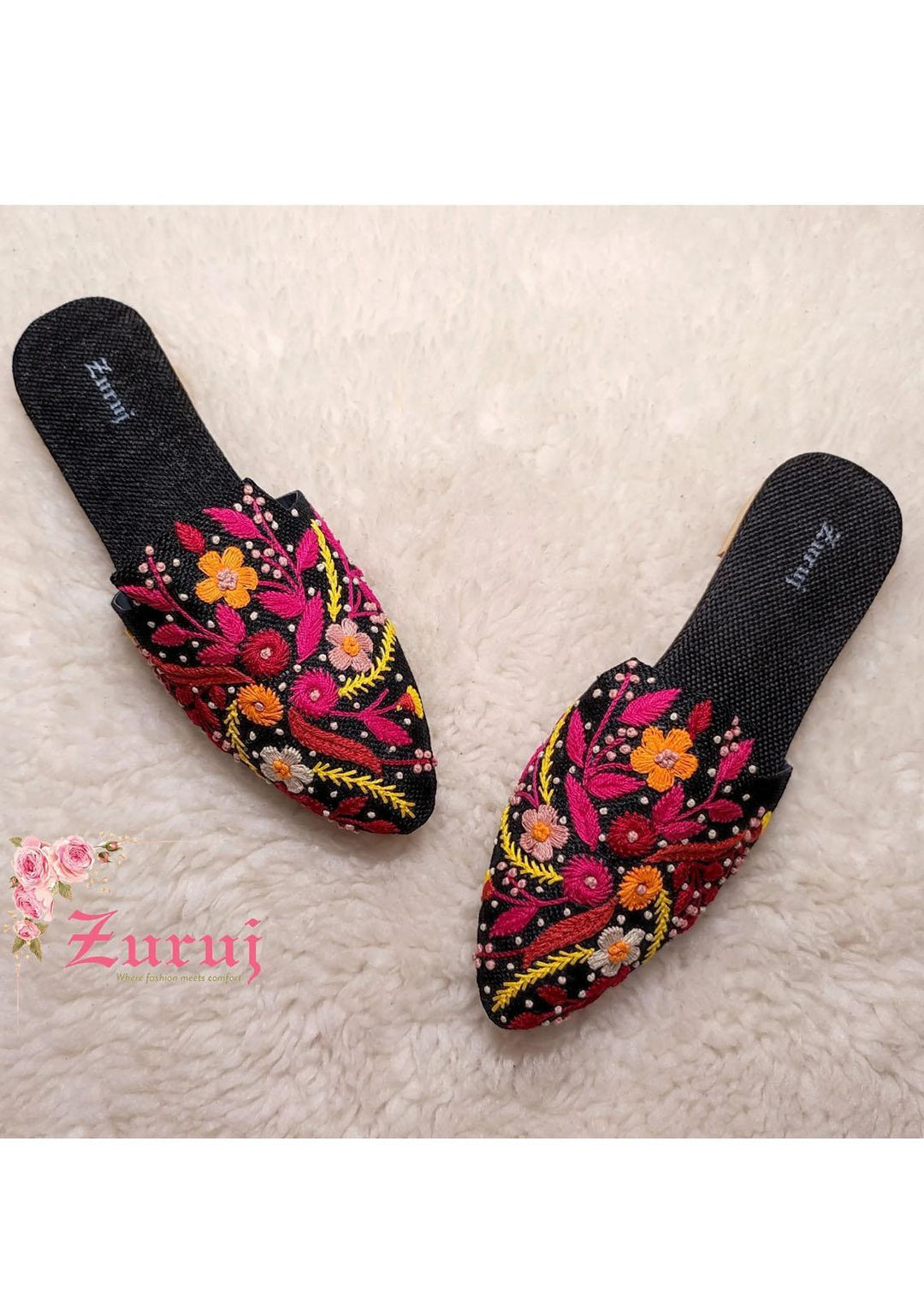 Zuruj Festive Style Mules ML-32-J